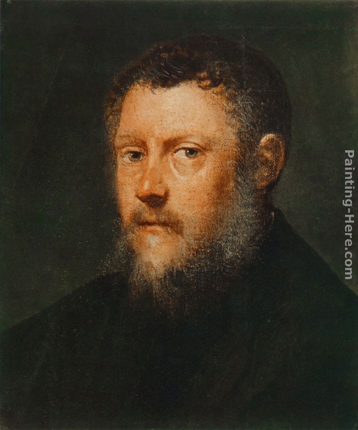 Jacopo Robusti Tintoretto Portrait of a Man (fragment)